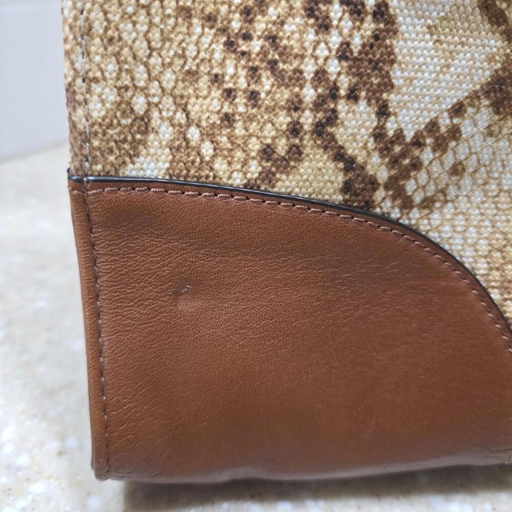 Lauren Ralph Lauren Python-Print Canvas Large Dev… - image 11